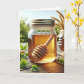 Carte Vous serez toujours mon miel (Fleur jaune)