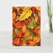 Carte Vous souhaitant simplement un joyeux Thanksgiving (Dos)