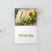 Carte Vous souhaitant une Bonne Année (Intérieur)