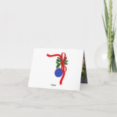 Carte Vous souhaitant une Bonne Année (Dos)