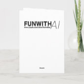 Carte Vous souhaitant une journée pleine de magie et de  (Dos)