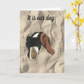 CARTE VOUS SOUHAITEZ "JOUER FOOTSIE" SUR NOTRE "ANNIVERS (Fleur jaune)