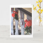 CARTE VOUS SOUHAITEZ *NOËL ET NOUVEL AN AUSSI!* (Fleur jaune)