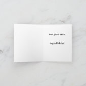 Carte Vous souvenez-vous de l'époque de l'anniversaire s (Intérieur)