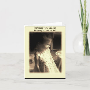 Carte Vous souvenez-vous de l'époque de l'anniversaire s