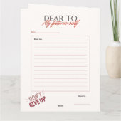 Carte Vous valez la peine de l'informatique/du planifica (Dos)