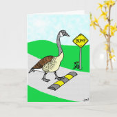 Carte Vous voir me donnent Goosebumps ! (Fleur jaune)