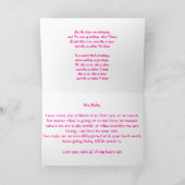 Carte - Vous voulez dire le monde pour moi (Intérieur)