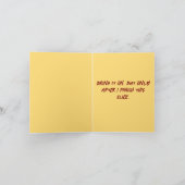 Carte Vous Voulez Pizza Me - Pizza Pun Salutation (Intérieur)