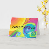 Carte Vous vous sentez mieux maintenant ? (Fleur jaune)