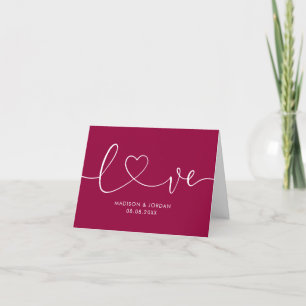 Carte Vows Mariage mariage Card