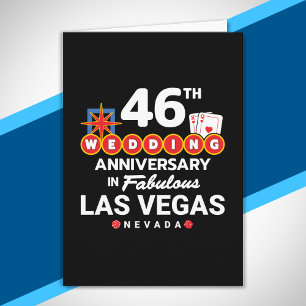 Carte Voyage à Las Vegas pour les 46 ans de mariage d'un