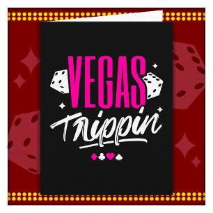 Carte Voyage à Vegas Filles Anniversaire à Las Vegas Vac