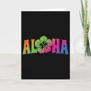 Carte Voyage Aloha Hawaï Vacances d'Été Femmes Filles Pl