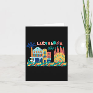Carte Voyage Barcelone Espagne Europe Espagne Famille es