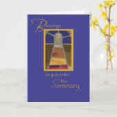 Carte Voyage croisé de séminariste (Fleur jaune)