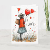 Carte Voyage d'amour Whimsical (Devant)