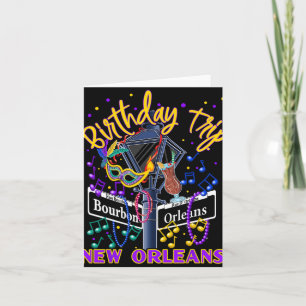 Carte Voyage d'anniversaire à la Nouvelle-Orléans Filles