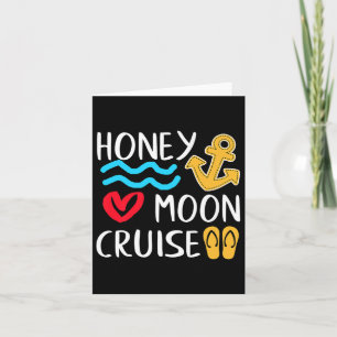 Carte Voyage de croisière de lune de miel Couples Great