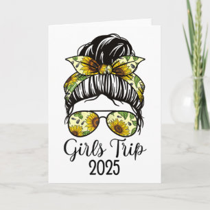 Carte Voyage de filles 2025 Week-end 2025 Vacances Trip