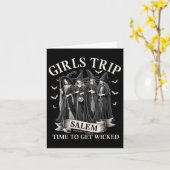 Carte Voyage de filles à Salem - Il est temps de devenir (Fleur jaune)