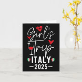 Carte Voyage de filles Italie 2025 Femmes ' ; s Week- (Fleur jaune)