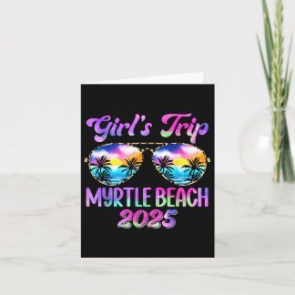 Carte Voyage de filles Myrtle Beach 2025 Week-end de pla