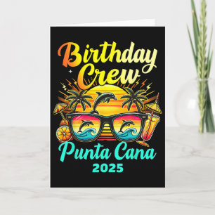 Carte Voyage de groupe correspondant pour l'anniversaire