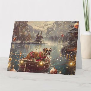Carte Voyage de Noël de Boxer