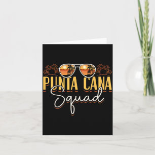 Carte Voyage de vacances d'équipe à Punta Cana Républiqu