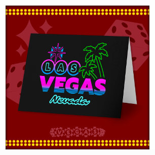 Carte Voyage de vacances en famille Souvenir Las Vegas V