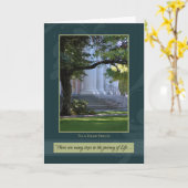 Carte Voyage des félicitations d'obtention du diplôme de (Fleur jaune)