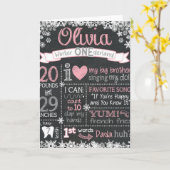 Carte Voyage d'hiver ONE derland Signal de tableau de bo (Fleur jaune)