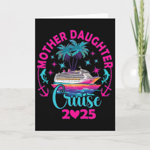 Carte Voyage en croisière mère fille 2025 Amusement Mama