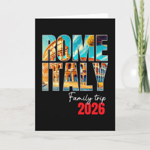 Carte Voyage en famille à Rome Italie 2026 Vacances en E