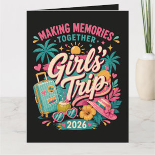 Carte Voyage entre filles 2026 Créer des souvenirs ensem