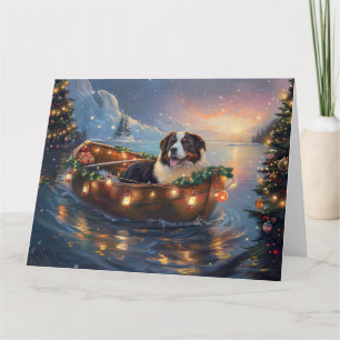 Carte Voyage festif de Noël de la Montagne bernoise