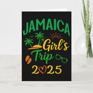 Carte Voyage Jamaïque Filles 2025-vacances Caraïbes cool