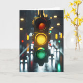 Carte Voyage léger de votre pensée (Fleur jaune)