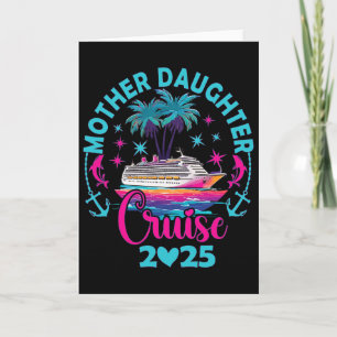 Carte Voyage mère fille en croisière 2025 Maman fille dr