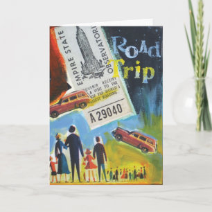 Carte voyage par la route