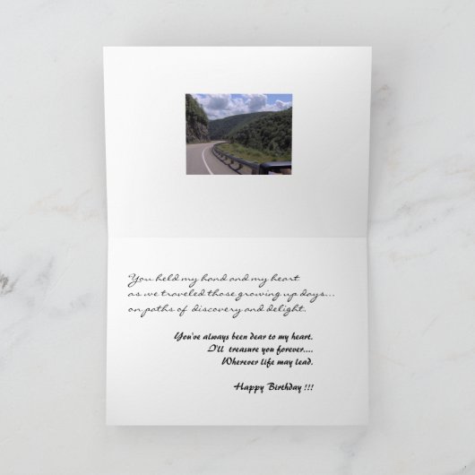 CARTE VOYAGE SENIMENTAL (Intérieur)