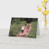 CARTE VOYAGE SENIMENTAL (Fleur jaune)