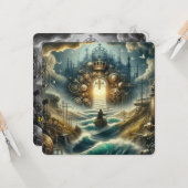 Carte Voyage vers les Lumières (Devant/Arrière en situation)