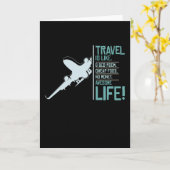 Carte Voyage Vie (Fleur jaune)