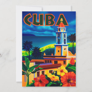 Carte Voyage vintage à Cuba