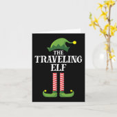 Carte Voyager Elf Correspondant Famille Groupe de Noël (Fleur jaune)