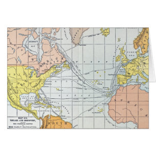 CARTE : VOYAGES ATLANTIQUES