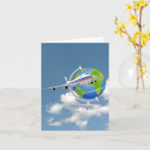 Carte Voyageur mondial (Fleur jaune)