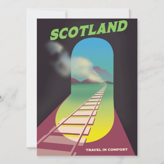 Carte Voyagez en confort Écosse (Devant)